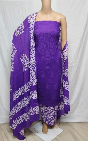 Embroidery batik dress materials