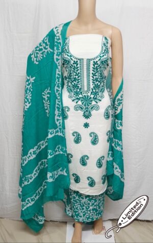 Embroidery batik dress material